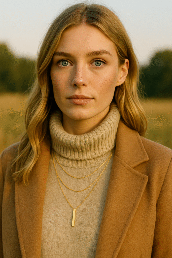 collier multirangs tendance hiver 