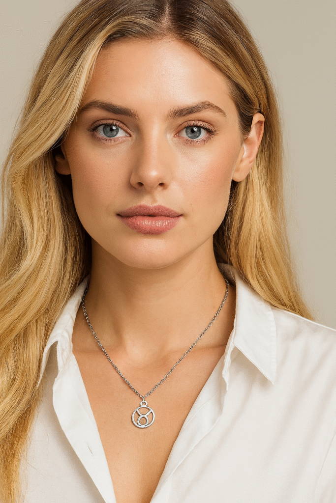 collier signe astrologique acier inoxydable
