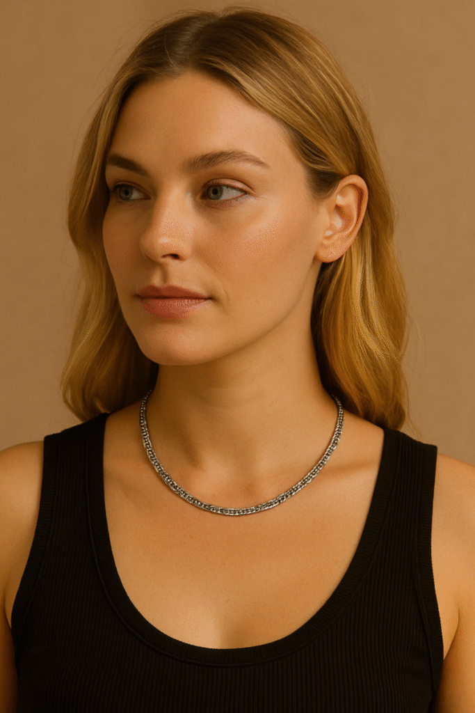collier ras du cou acie rinoxydable 